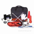 Auto Emergency Tool Kit with 1 Piece Electric Tape and Jumper Cable